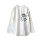 zootie（ズーティー）：キャットフェイス 刺繍風プリントシャツ | e-zakkamania stores | 詳細画像18 