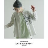 zootie（ズーティー）：キャットフェイス 刺繍風プリントシャツ | e-zakkamania stores | 詳細画像2 