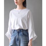zootie（ズーティー）：スタイルアップ デザインスリーブ カットソー［七分袖… | e-zakkamania stores | 詳細画像20 