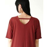 zootie（ズーティー）：汗しみない リブカットソー［バックＶネックワンピース… | e-zakkamania stores | 詳細画像16 