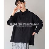 ブロード Wポケットシャツブラウス | e-zakkamania stores | 詳細画像2 