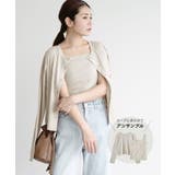 zootie（ズーティー）：汗しみない リブカットソー［スクエアネックタンクトッ… | e-zakkamania stores | 詳細画像11 