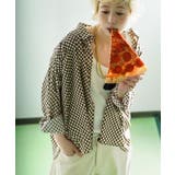 zootie（ズーティー）：ジオメトリック柄 ワイドブラウス | e-zakkamania stores | 詳細画像2 