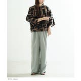 zootie（ズーティー）：ニュアンス柄 フリル袖ブラウス | e-zakkamania stores | 詳細画像4 