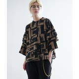 zootie（ズーティー）：ニュアンス柄 フリル袖ブラウス | e-zakkamania stores | 詳細画像5 