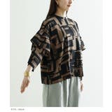 zootie（ズーティー）：ニュアンス柄 フリル袖ブラウス | e-zakkamania stores | 詳細画像15 