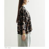 zootie（ズーティー）：ニュアンス柄 フリル袖ブラウス | e-zakkamania stores | 詳細画像16 