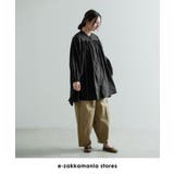 コットン シャーリング前開きチュニック | e-zakkamania stores | 詳細画像2 