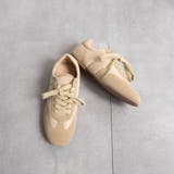 ベージュ | サテン2ステッチサッカーシューズ | FABBY FABBY.