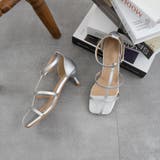 シルバー | ストラップピンヒールサンダル | FABBY FABBY.