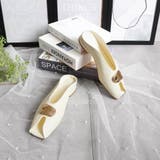 オフホワイト | メタルモチーフオープントゥミュール | FABBY FABBY.