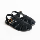 SDブラック | バックベルトグルカフラットサンダル | FABBY FABBY.