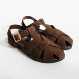 SDブラウン | バックベルトグルカフラットサンダル | FABBY FABBY.