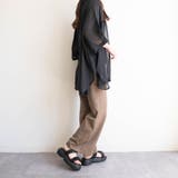 厚底ラウンドコンフォートシャーリングサンダル | FABBY FABBY. | 詳細画像5 