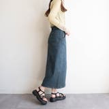 厚底ラウンドコンフォートラインストーンサンダル | FABBY FABBY. | 詳細画像6 