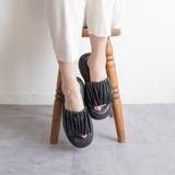 厚底ラウンドボリュームギャザーサンダル | FABBY FABBY. | 詳細画像2 