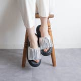 厚底ラウンドボリュームギャザーサンダル | FABBY FABBY. | 詳細画像7 