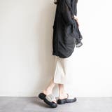 厚底ラウンドボリュームギャザーサンダル | FABBY FABBY. | 詳細画像9 