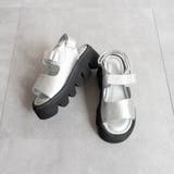 PUシルバー | バルキーソール2ベルトサンダル | FABBY FABBY.