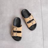 SDベージュ | 2ベルトコンフォートサンダル | FABBY FABBY.