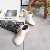 ENアイボリー | オブリークトゥサボヒールサンダル | FABBY FABBY.