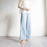 スクエアトゥメタルパーツストラップヒールサンダル | FABBY FABBY. | 詳細画像9 