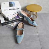 デニム | ダブルリボンミュールパンプス | FABBY FABBY.