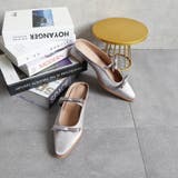 SAベージュ | ダブルリボンミュールパンプス | FABBY FABBY.