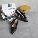 SAブラック | ダブルリボンミュールパンプス | FABBY FABBY.