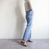 スクエアトゥ トング チャンキーヒールサンダル | FABBY FABBY. | 詳細画像18