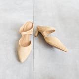 SDベージュ | ポインテッドトゥミュールサンダル | FABBY FABBY.