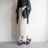 サテンシャーリング2ベルト厚底サンダル | FABBY FABBY. | 詳細画像6 