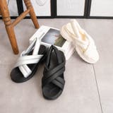 フィットクロス厚底サンダル | FABBY FABBY. | 詳細画像1 