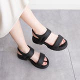 フィットダブルベルト厚底サンダル | FABBY FABBY. | 詳細画像3 