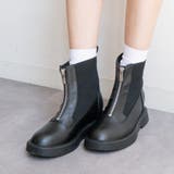 サイドニットセンタージップデザインブーツ | FABBY FABBY. | 詳細画像2 