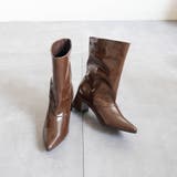 ENブラウン | ワイドシャフトミドルブーツ | FABBY FABBY.