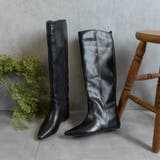ブラック | インヒールワイドシャフトロングブーツ | FABBY FABBY.