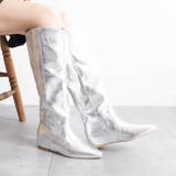 インヒールワイドロングブーツ | FABBY FABBY. | 詳細画像15 