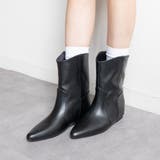 インヒールワイドショートブーツ | FABBY FABBY. | 詳細画像2 