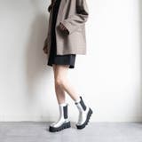 バルキーソールサイドゴアショートブーツ | FABBY FABBY. | 詳細画像19 