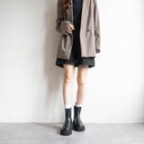 バルキーソールサイドゴアショートブーツ | FABBY FABBY. | 詳細画像4 