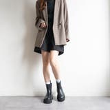 バルキーソールサイドゴアショートブーツ | FABBY FABBY. | 詳細画像5 