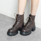 厚底リブニットレースアップショートブーツ | FABBY FABBY. | 詳細画像12 