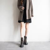 厚底リブニットレースアップショートブーツ | FABBY FABBY. | 詳細画像14 