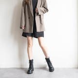 厚底リブニットレースアップショートブーツ | FABBY FABBY. | 詳細画像8 