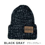 レザー風ラベル付 ニット帽 キャップ | FACION | 詳細画像4