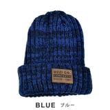 レザー風ラベル付 ニット帽 キャップ | FACION | 詳細画像6