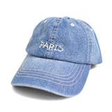 ブルー | PARISデニムキャップ 帽子 野球帽 | FACION