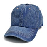 ブルー | デニムローキャップ 帽子 野球帽 | FACION