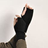 ショートニットアームウォーマー リブ編み アームカバー 手袋 | FACION | 詳細画像6 